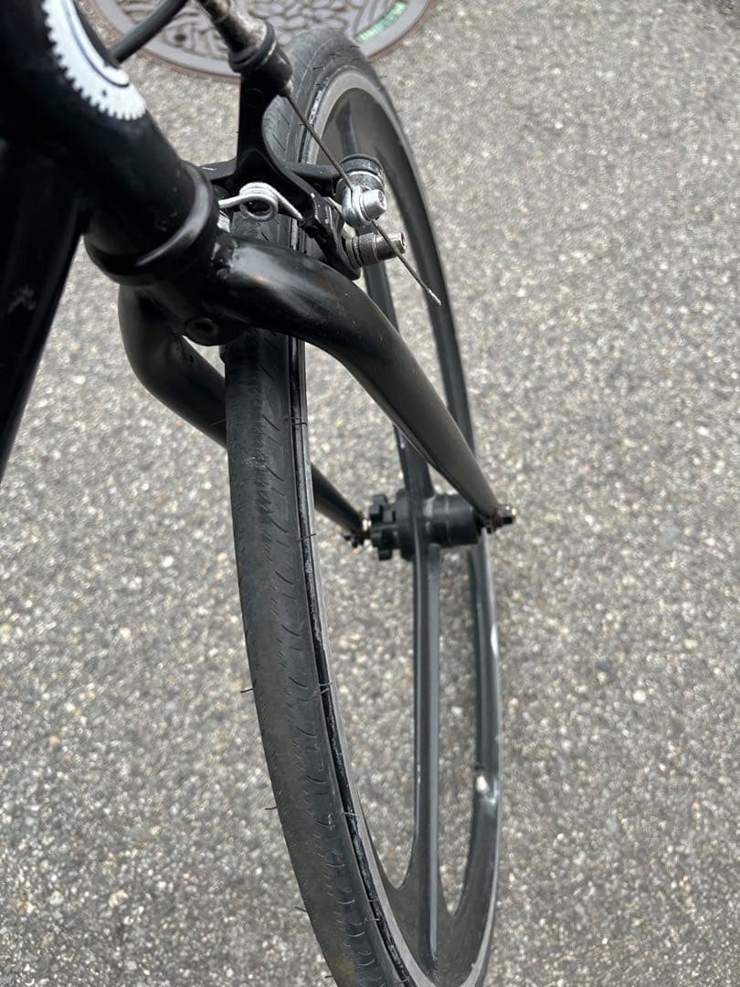 ピスト 700cc フリギアと固定ギア フレームクロモリ フレームサイズ50cm