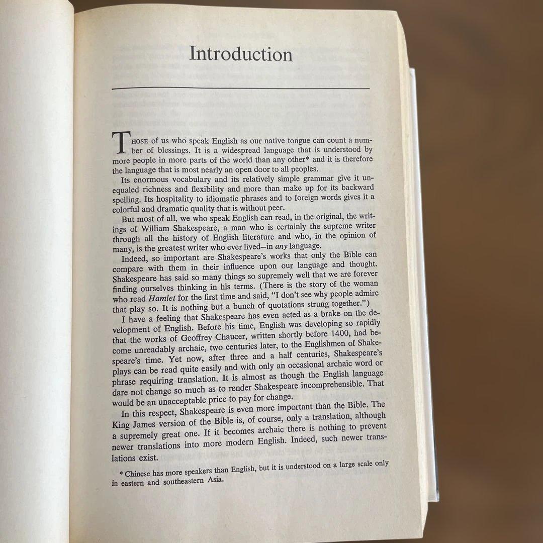 洋書 Asimov's Guide to Shakespeare