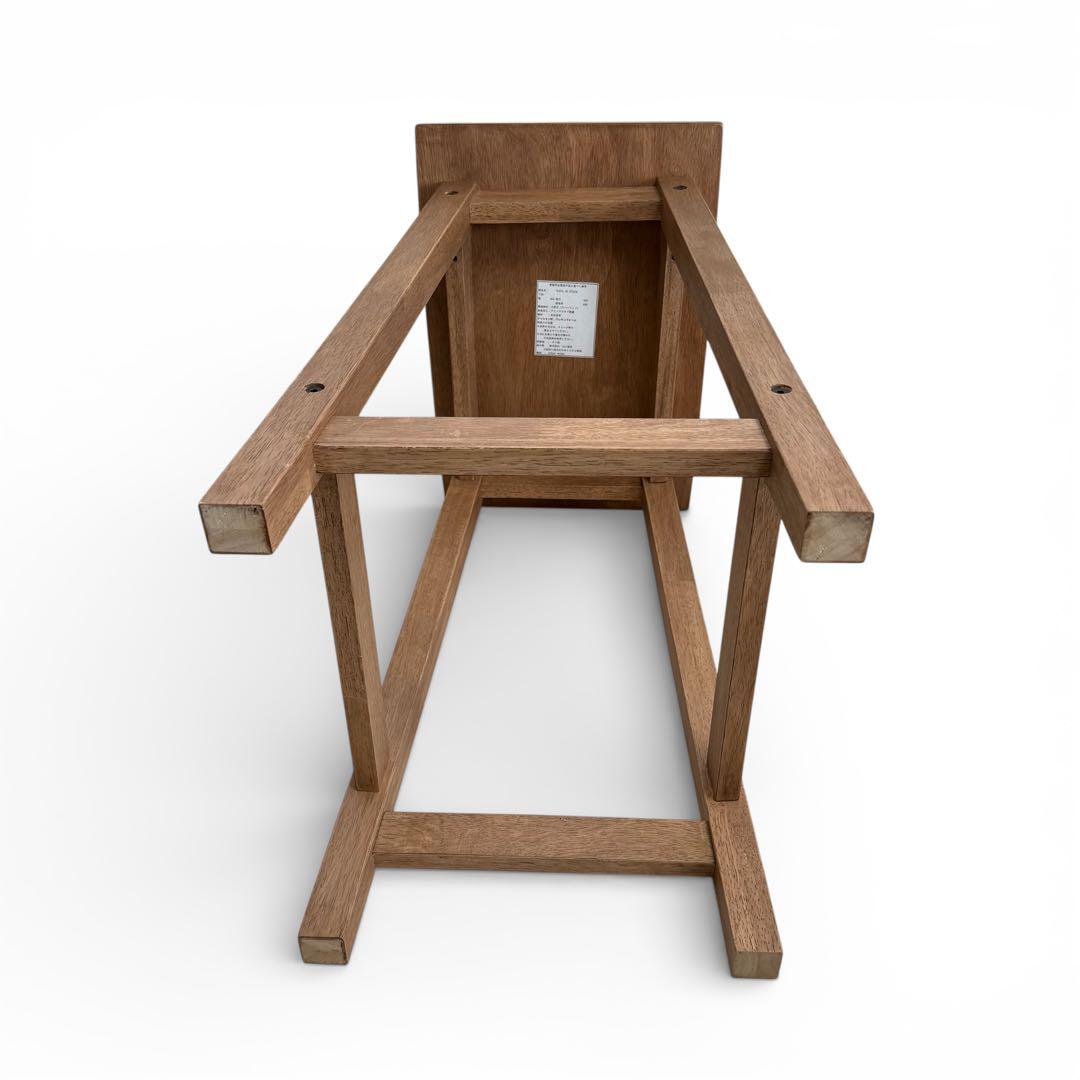 大川家具　スツール　木製 タイル 椅子　TESTA テスタ　天然木　北欧