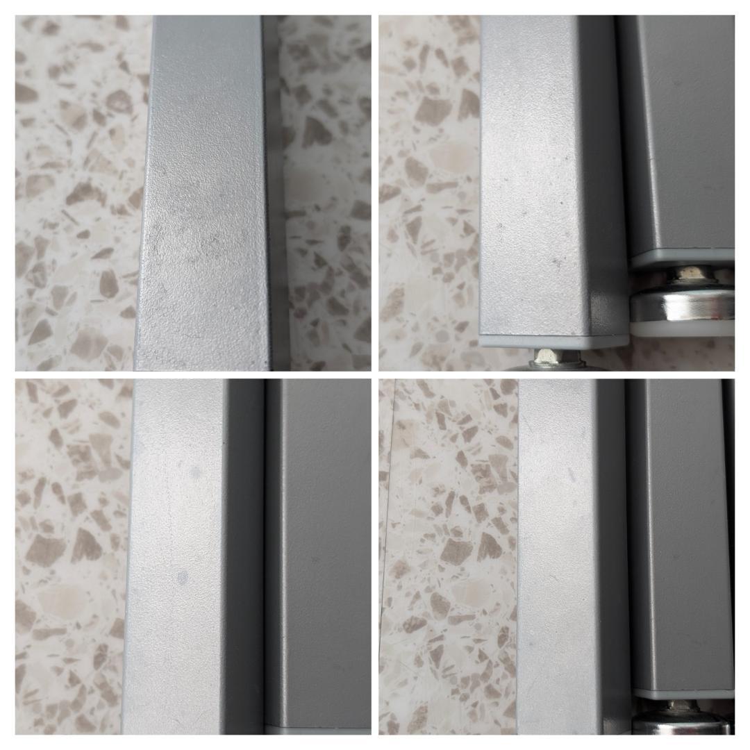 00s OLD スチールフレーム ガラス リビング テーブル スタイリッシュ