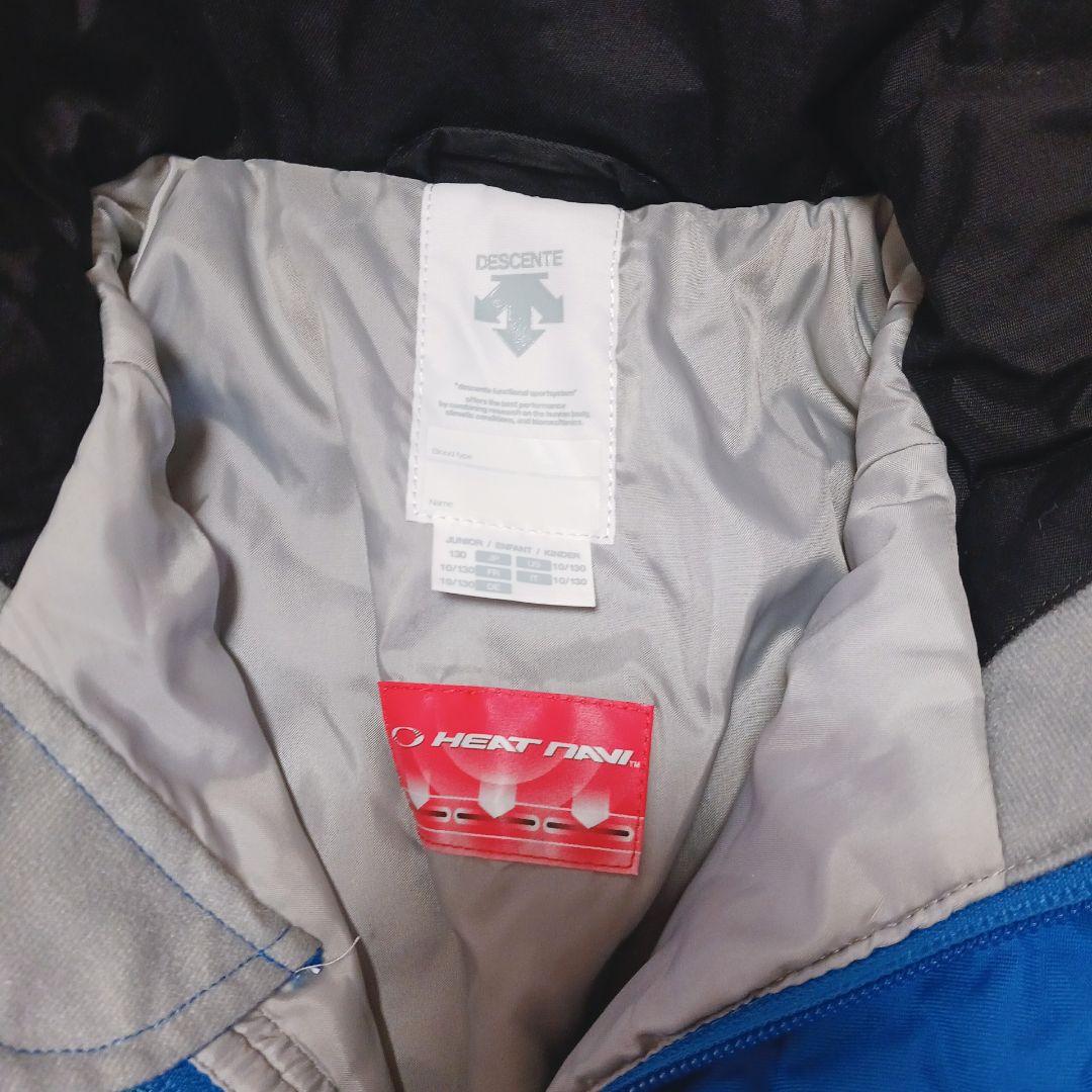 デサント　ヒートナビ　スキーウェア　130 スノボ 上下 フード