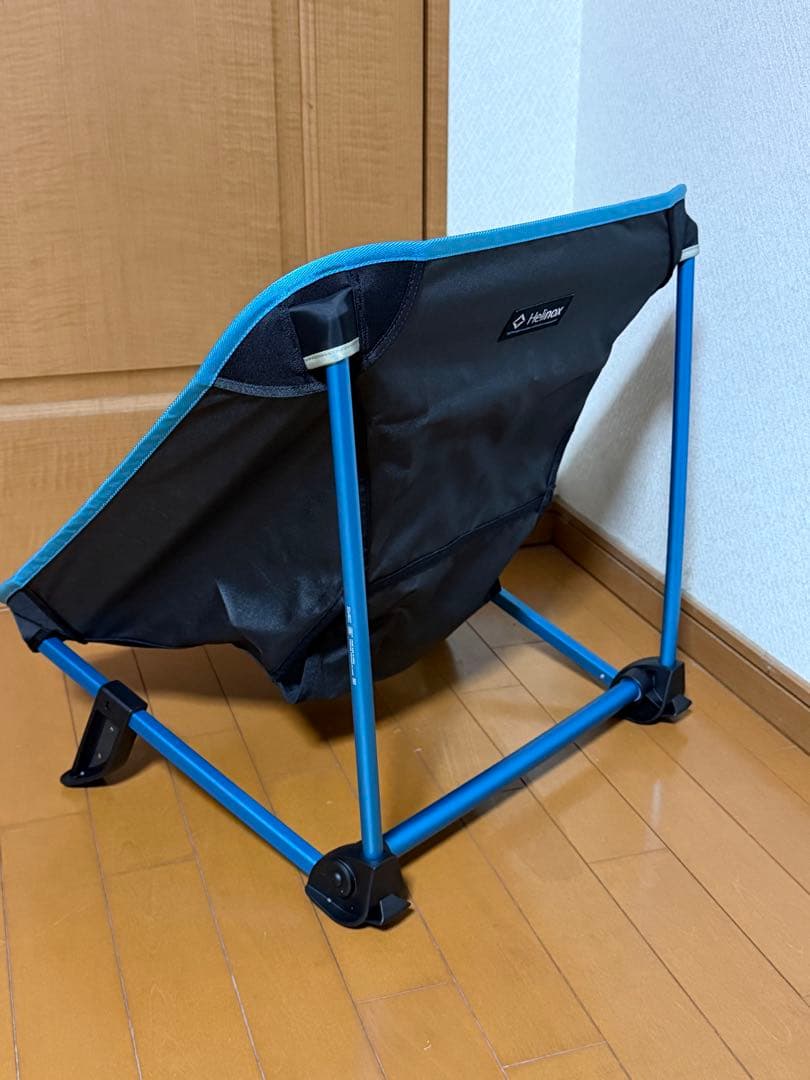 Helinox アウトドアチェア 黒/青
