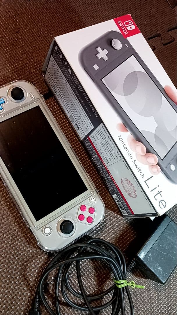 Nintendo Switch クリアカバー付き本体　ジャンク扱い