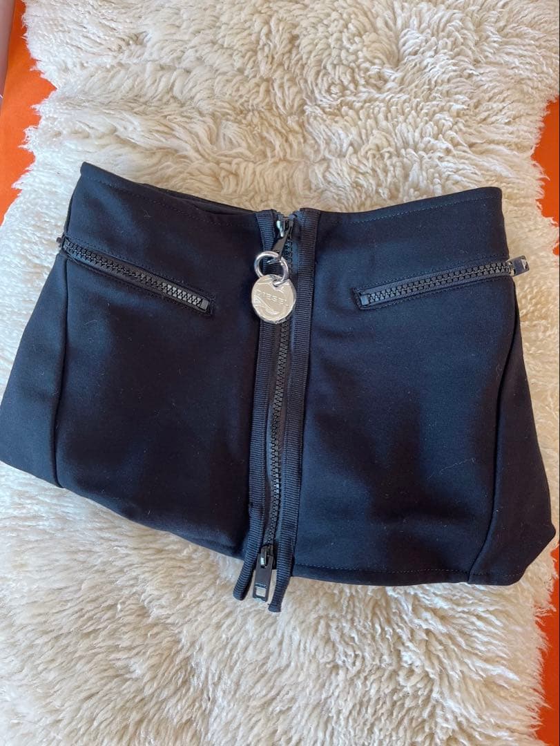 【未使用♡】DIESEL ジップアップコルセット付き　チェックシャツ　ワンピ