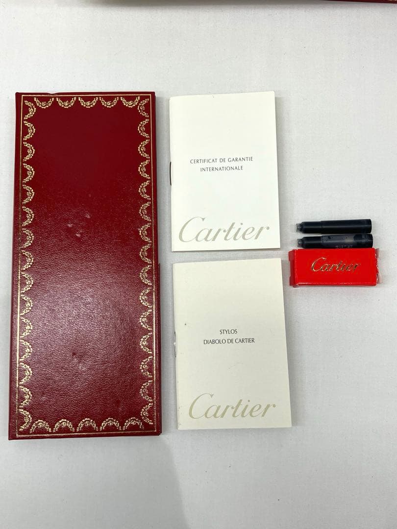 Cartier カルティエ 万年筆 ボールペン 2本 セット
