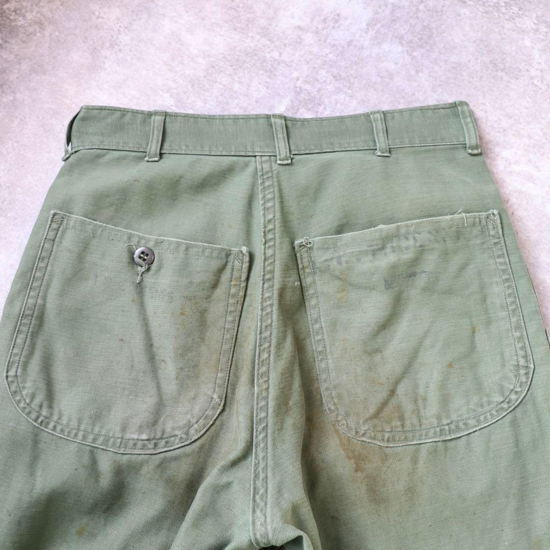 50s 60s 米軍実物 USMC P58 P-58 ユーティリティパンツ