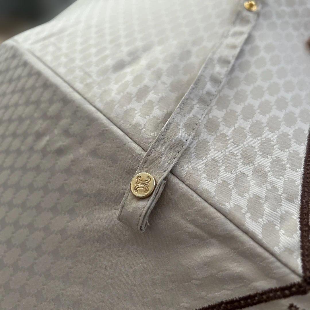 CELINE ベージュ レース模様 日傘未使用品