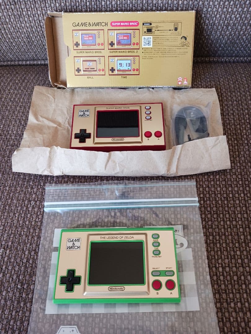 【美品】ゲーム&ウォッチ マリオ ゼルダの伝説