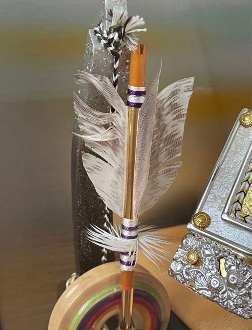 兜飾り 五月人形　弓矢　刀　こどもの日　端午の節句　ケース入り　オルゴール