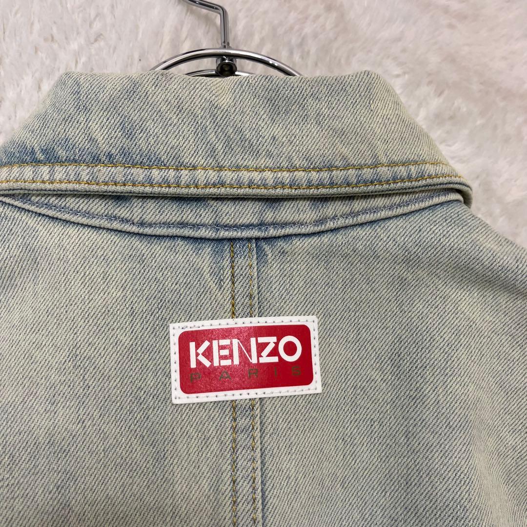 新品未使用タグ付き✨ケンゾー 定価13万 パッチ ワッペン L デニムジャケット