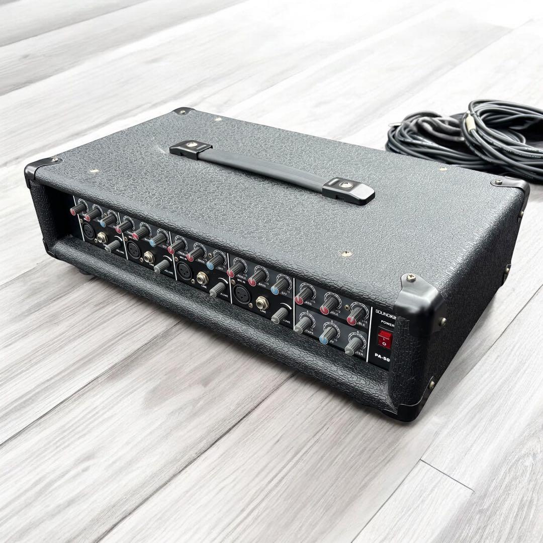 即使用OK✨SOUNDKING PA-500 ミキサー スピーカー セット完動品