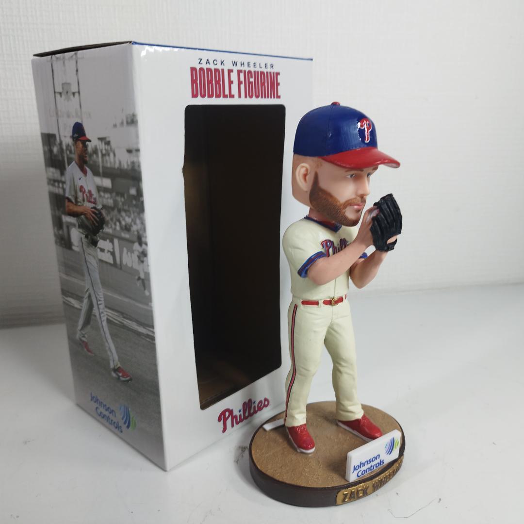 ザック ウィーラー ボブルヘッド 非売品 ピッチャー 首振り人形 フィ I5T4