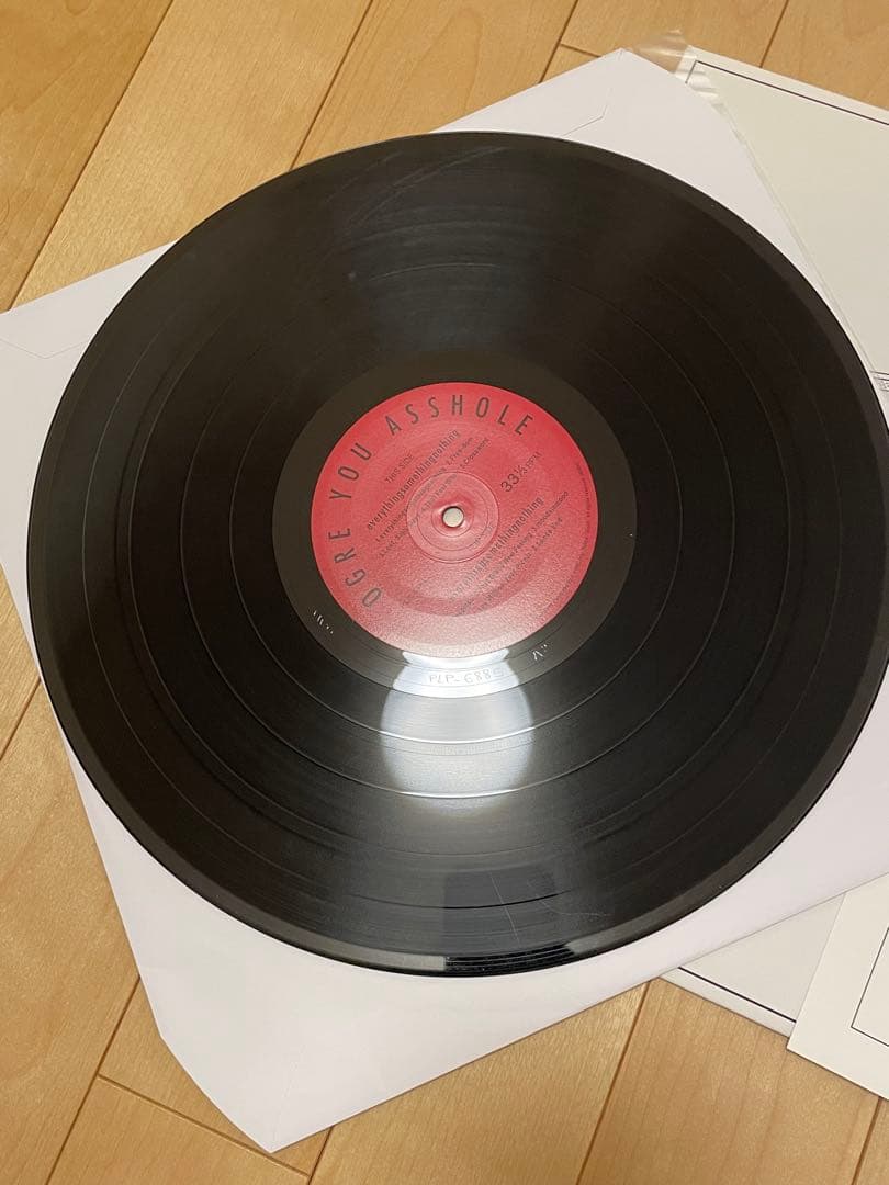 OGRE YOU ASSHOLE ハンドルを放す前に レコード LP