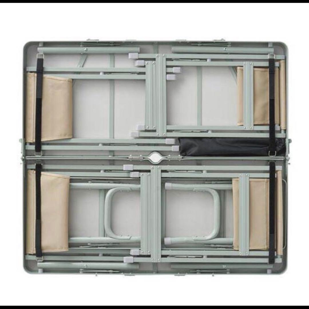 【送料込み】新品未使用　ロゴス　ベンチテーブルセット6 (6人用)