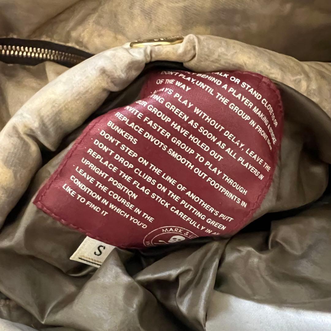 MARK&LONA マークアンドロナ　ダウンベスト　ダウンジャケット　2way