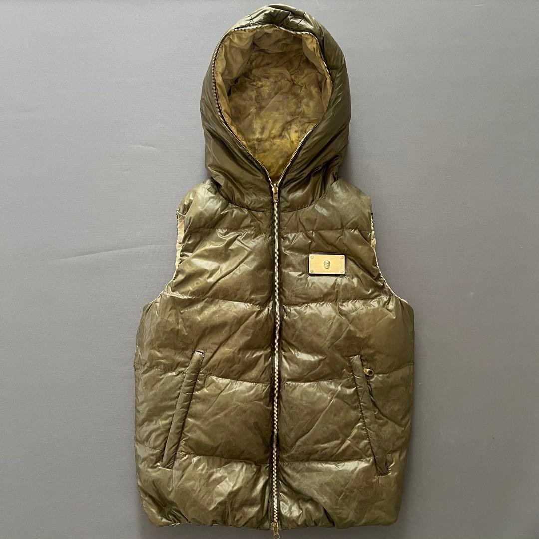 MARK&LONA マークアンドロナ　ダウンベスト　ダウンジャケット　2way