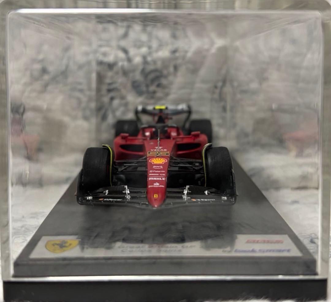 ルックスマート1/43 フェラーリ F1-75 サインツ2022 イギリス初優勝