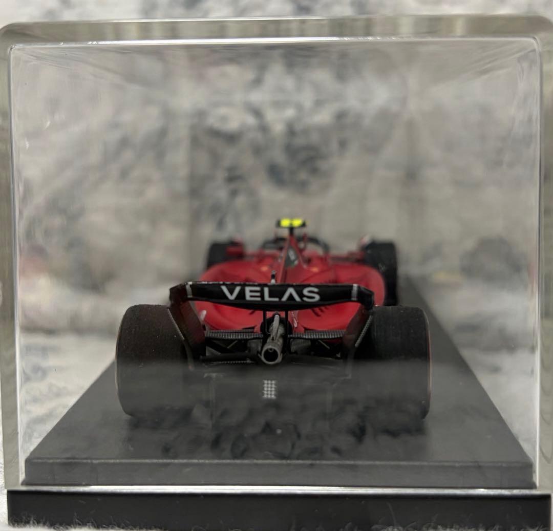 ルックスマート1/43 フェラーリ F1-75 サインツ2022 イギリス初優勝