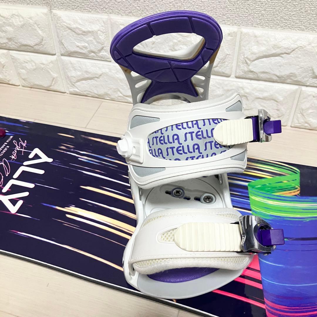 バック付/ROXY ALLY ロキシー スノーボード ロッカーボードセット139