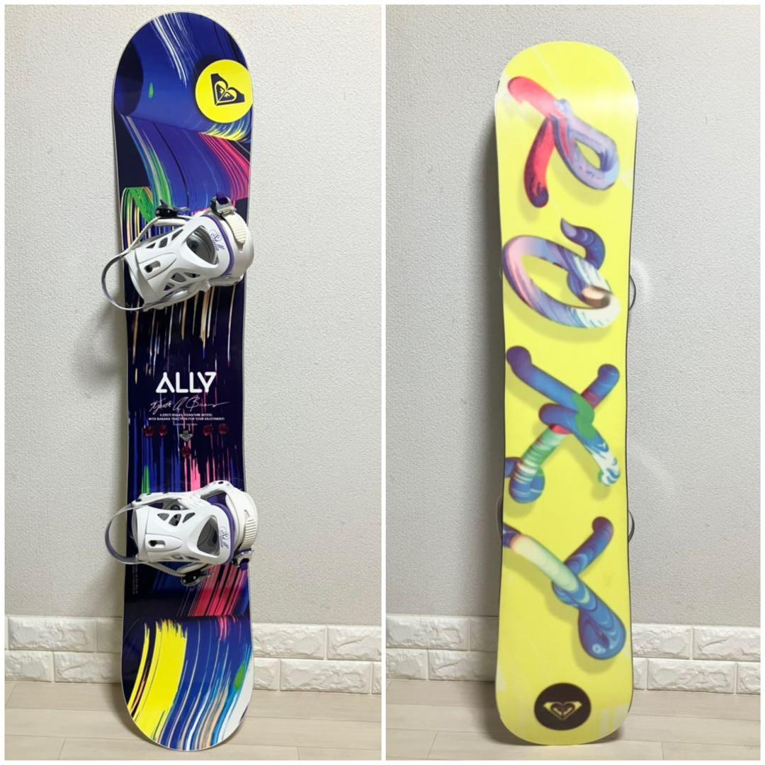 バック付/ROXY ALLY ロキシー スノーボード ロッカーボードセット139