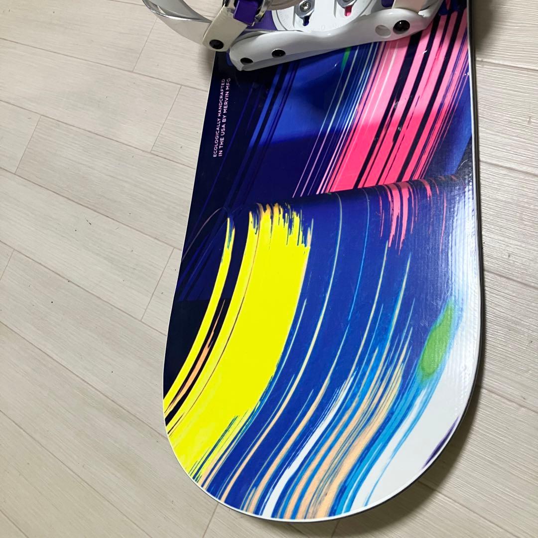 バック付/ROXY ALLY ロキシー スノーボード ロッカーボードセット139