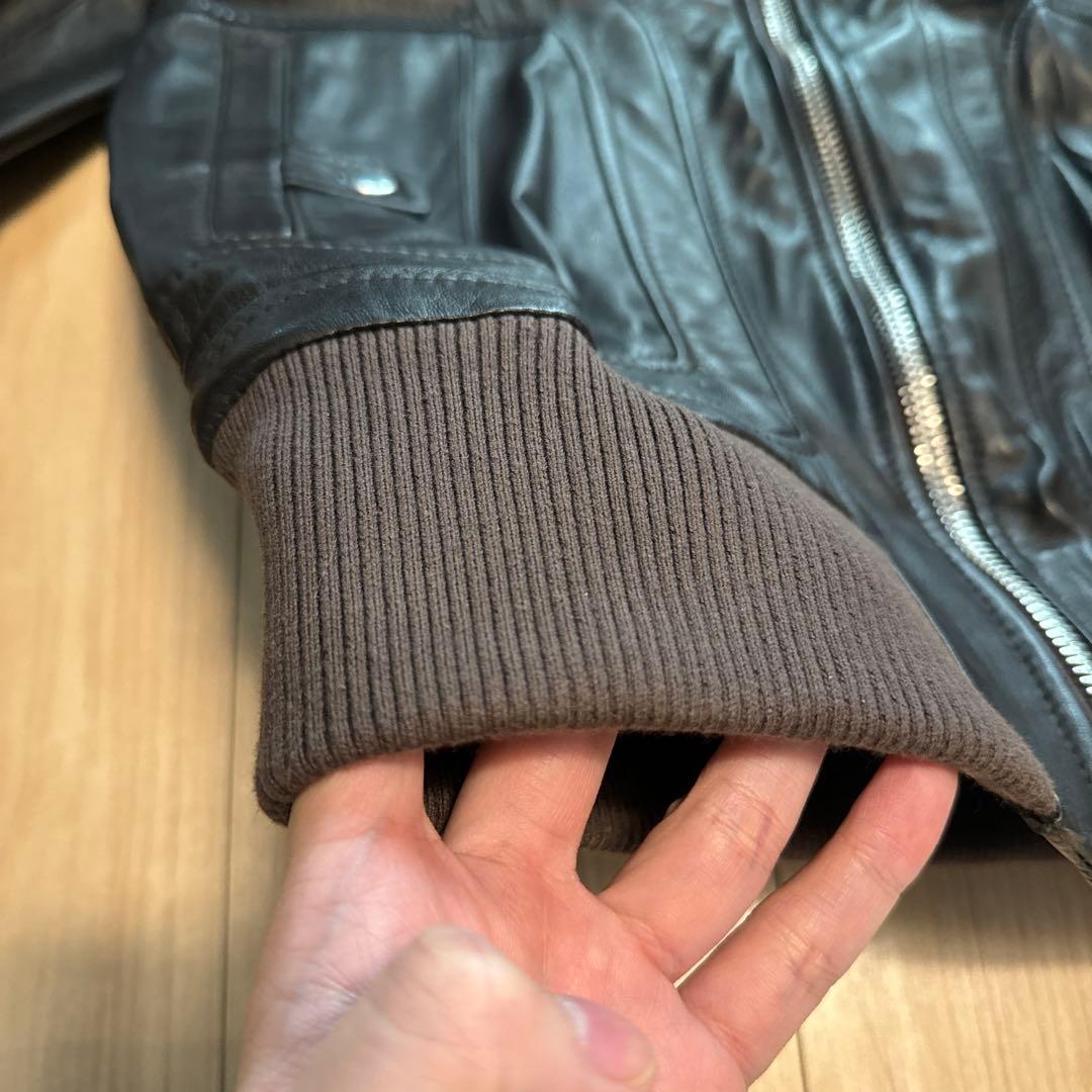 【新品】DOLCE&GABBANA ラムレザージャケット