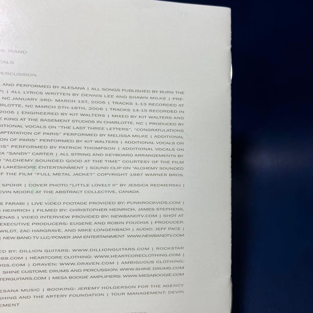 ■[廃盤] アレサナ ALESANA アルバムCD「ON FRAIL WINGS
