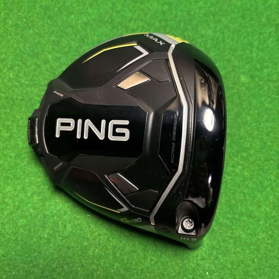 美品 PING ピン g430 max ドライバー ヘッド カバー付