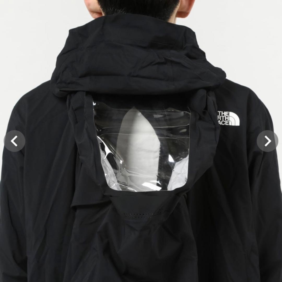 ノースフェイス ピッカパックレインコート ブラック Mサイズ