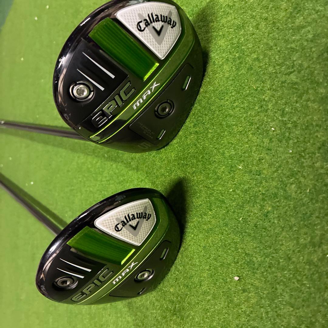 キャロウェイエピックMaxフェアウェイウッド 5W、7W【7Wのみヘッドカバー付