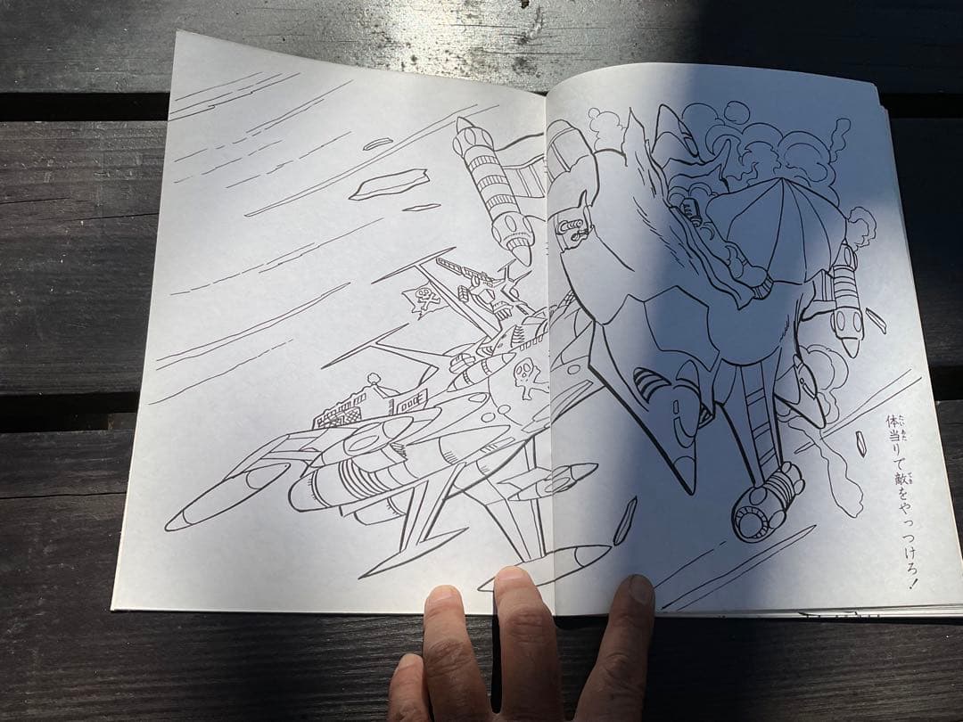 セイカ／宇宙海賊・キャプテン・ハーロック。ぬりえ。©️松本零士・テレビ朝日