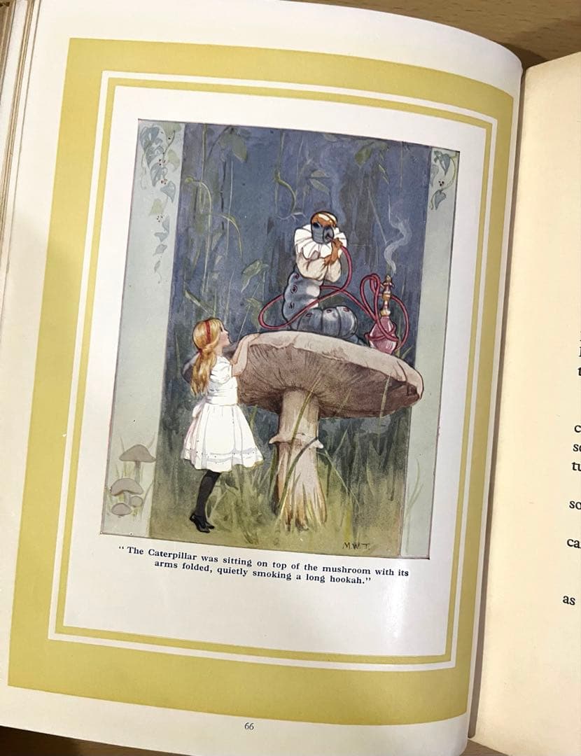 No.452アンティーク 洋書 古書 不思議の国のアリス マーガレット•タラント