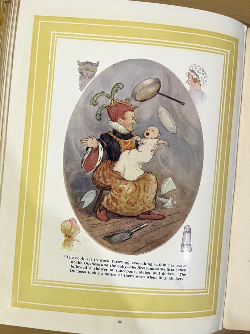 No.452アンティーク 洋書 古書 不思議の国のアリス マーガレット•タラント