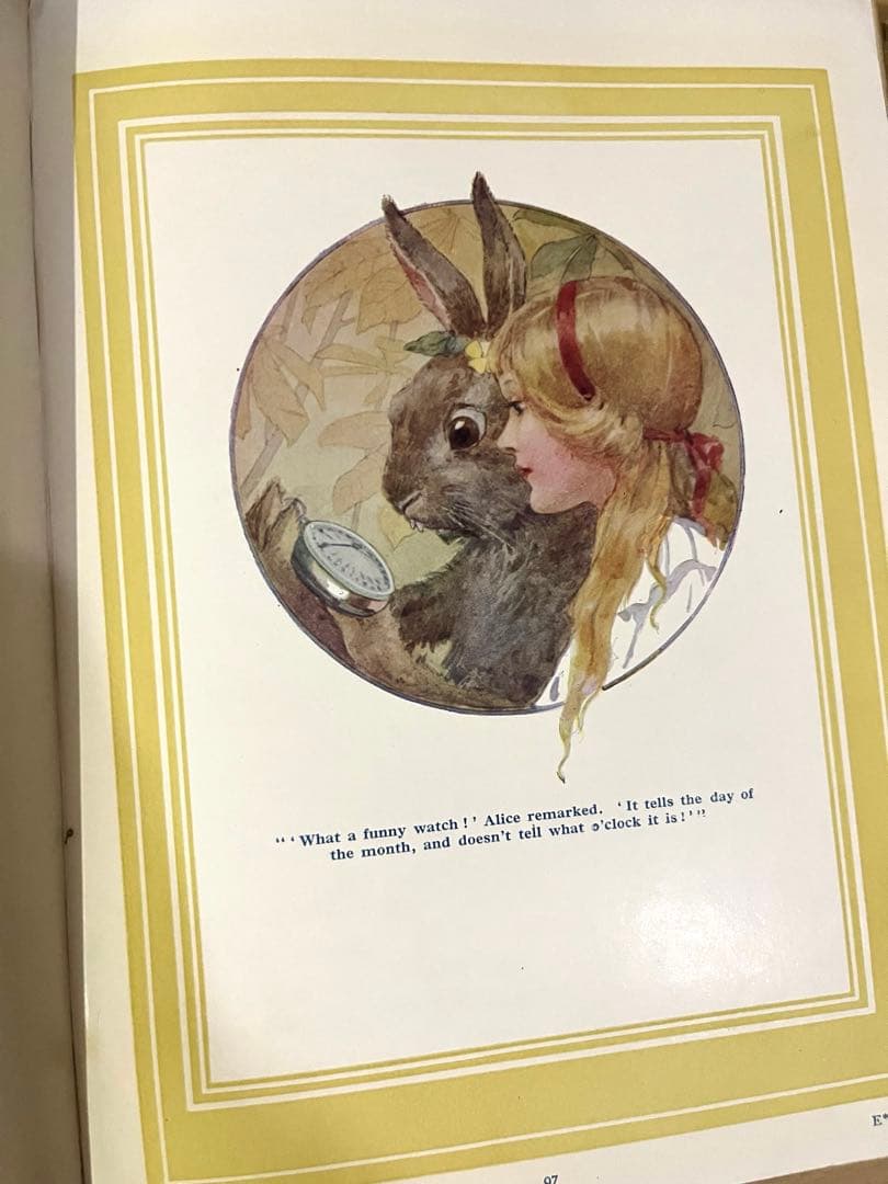 No.452アンティーク 洋書 古書 不思議の国のアリス マーガレット•タラント