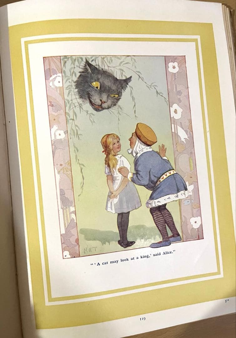 No.452アンティーク 洋書 古書 不思議の国のアリス マーガレット•タラント