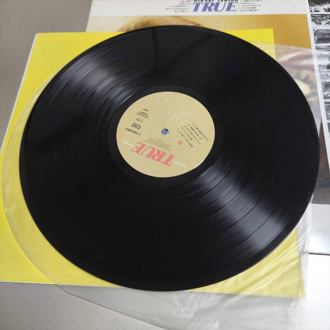 LP 美盤 帯付き 希少盤 石田ひかり / TRUE / トゥルー レコード