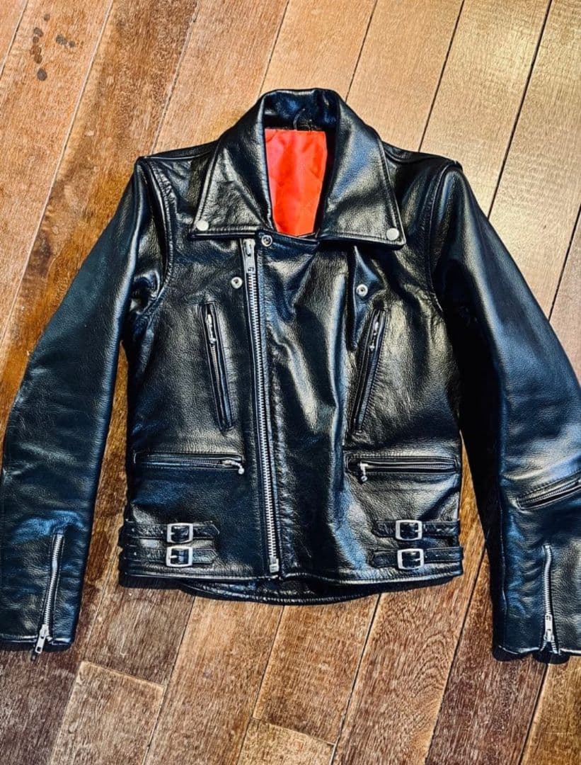 最終値下げ　レザーライダースジャケット