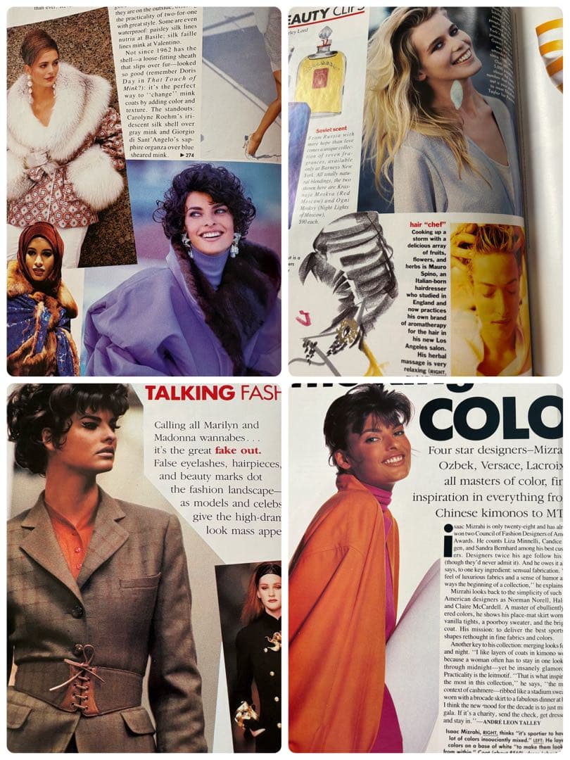 VOGUE US 1990年　September 特大・特別号　スーパーモデル