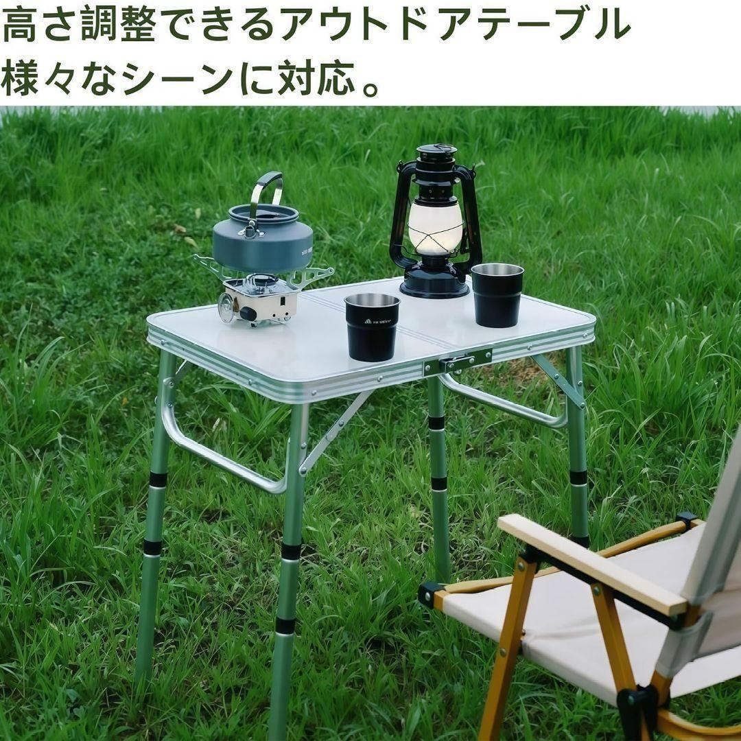 ✨2個セット✨ アウトドアテーブル キャンプテーブル 黒 耐熱 コンパクト 防水