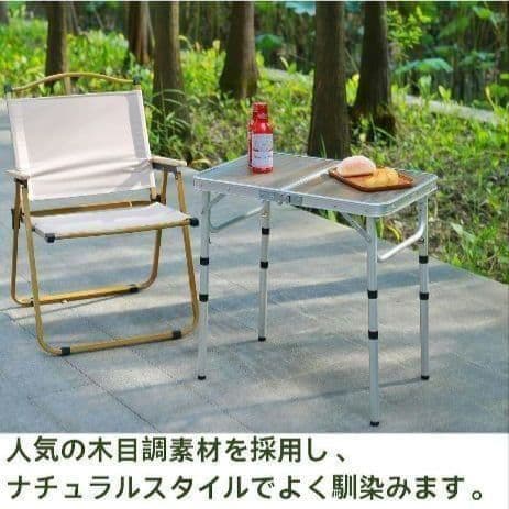 ✨2個セット✨ アウトドアテーブル キャンプテーブル 黒 耐熱 コンパクト 防水
