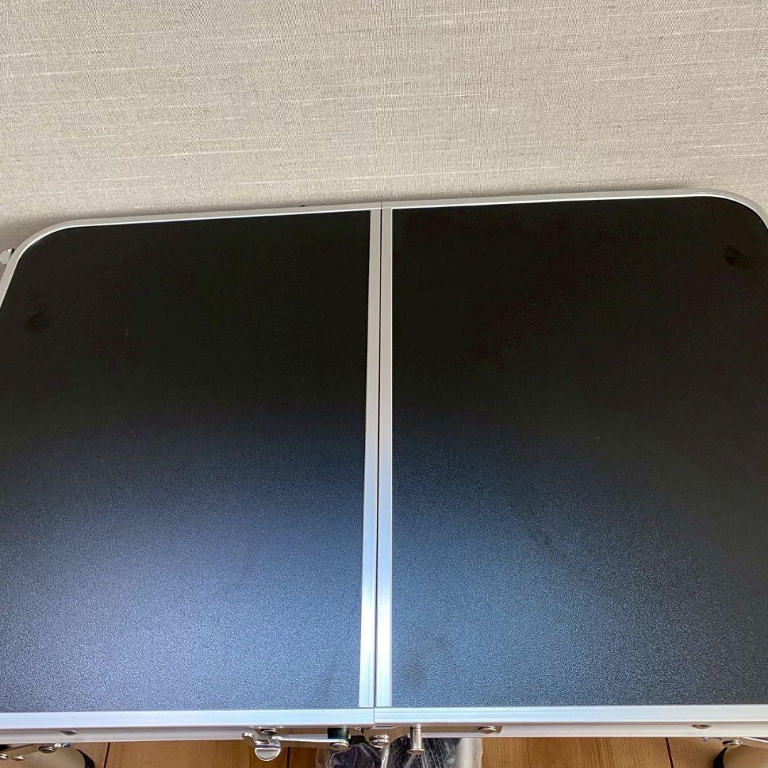 ✨2個セット✨ アウトドアテーブル キャンプテーブル 黒 耐熱 コンパクト 防水