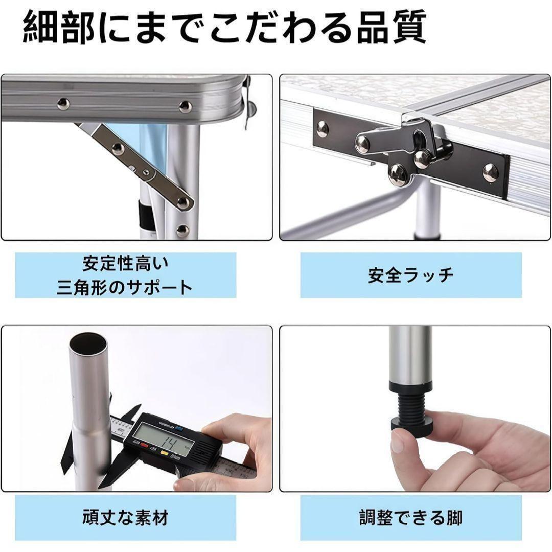 ✨2個セット✨ アウトドアテーブル キャンプテーブル 黒 耐熱 コンパクト 防水