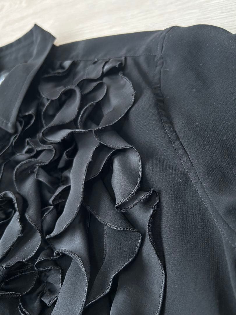 gomme ゴム フリルデザイン ブラウス