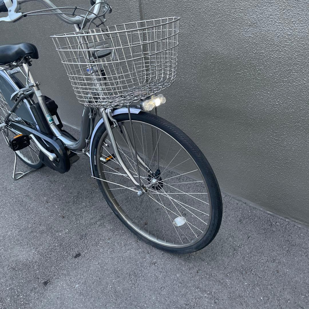 ブリヂストン電動アシスト自転車26インチ　グレー