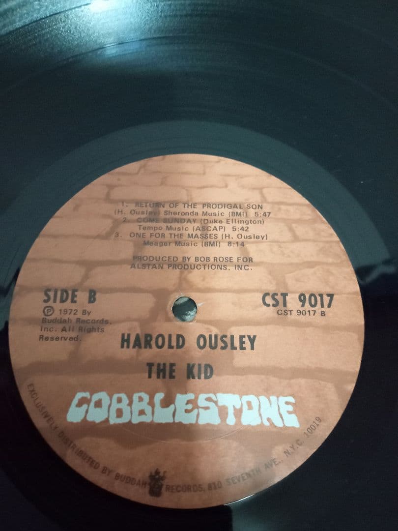 Harold Ousley　レアグルーヴ　JAZZ FUNK デラソウル ネタ