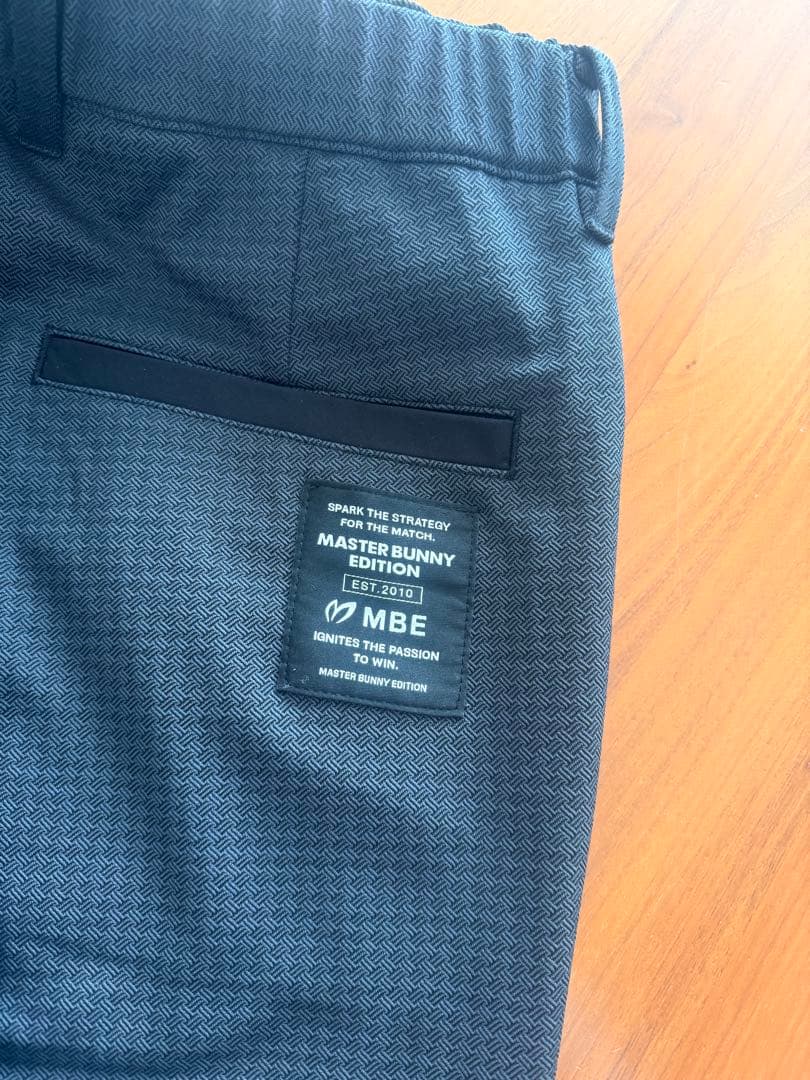 【新品】パーリーゲイツ6 (LL)マスターバニーエディション　ストレッチ　黒