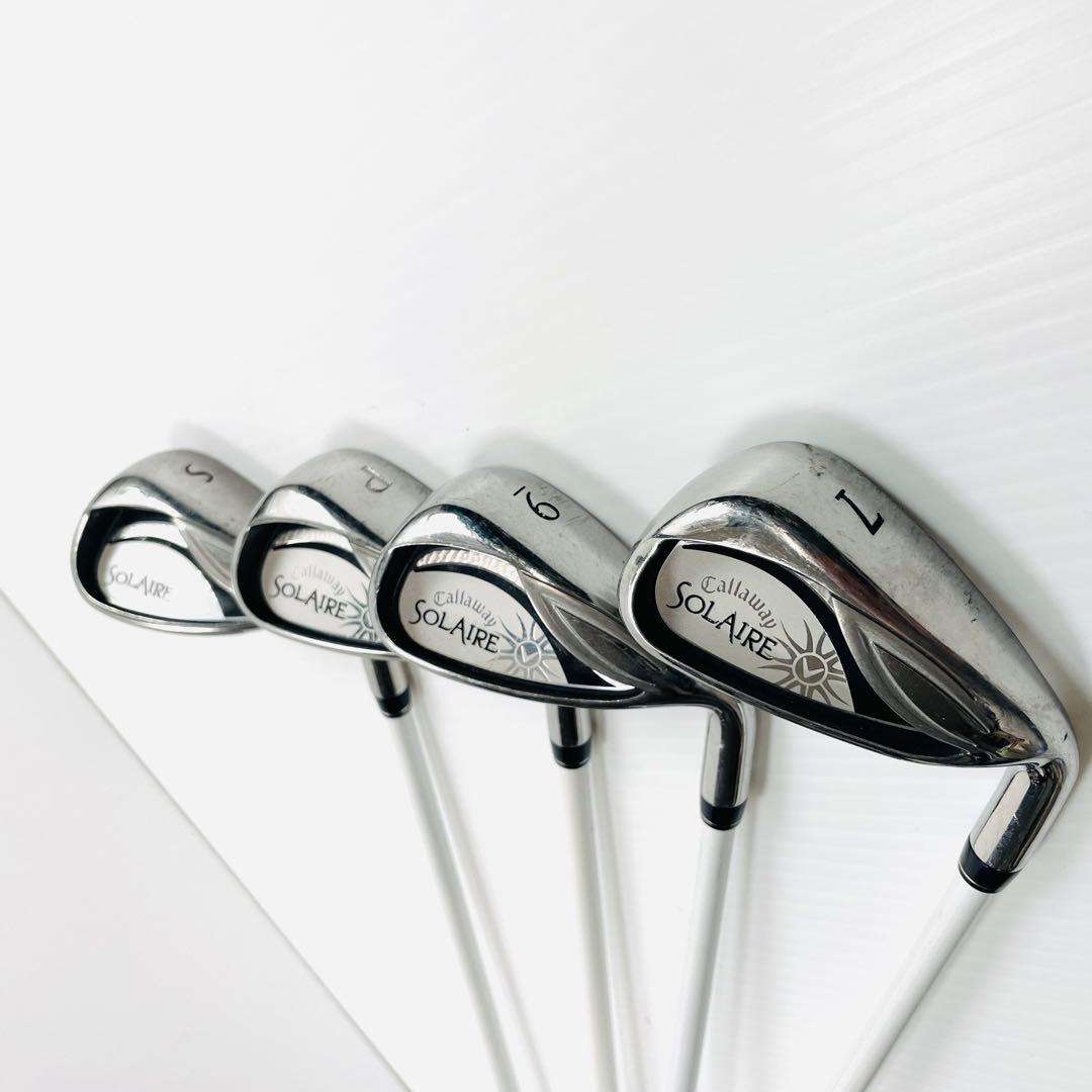 美品　callaway SOLAIRE アイアンセット　フレックスL