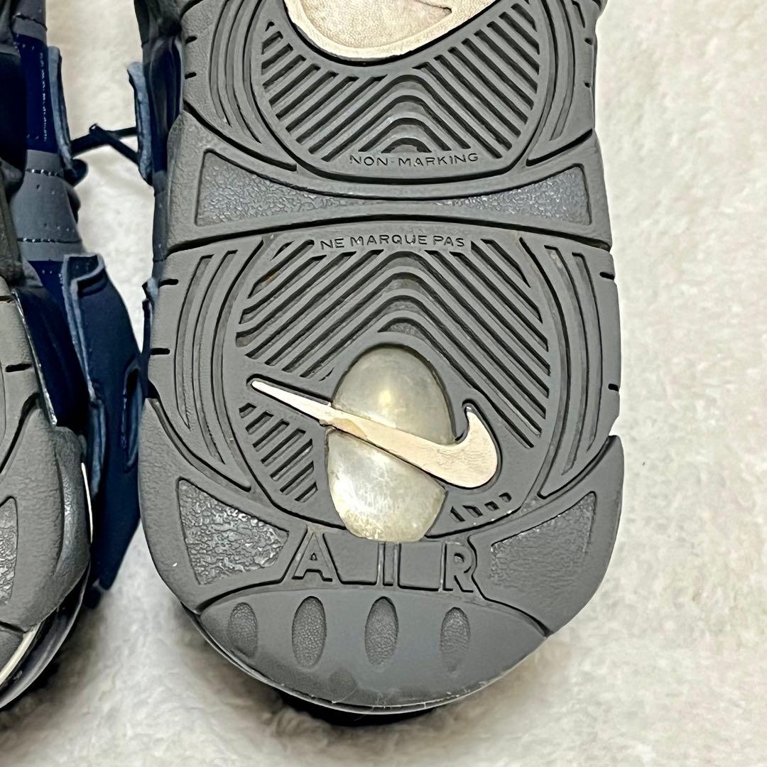 ナイキ エアモアアップテンポ クールグレー ミッドナイトネイビー 24cm