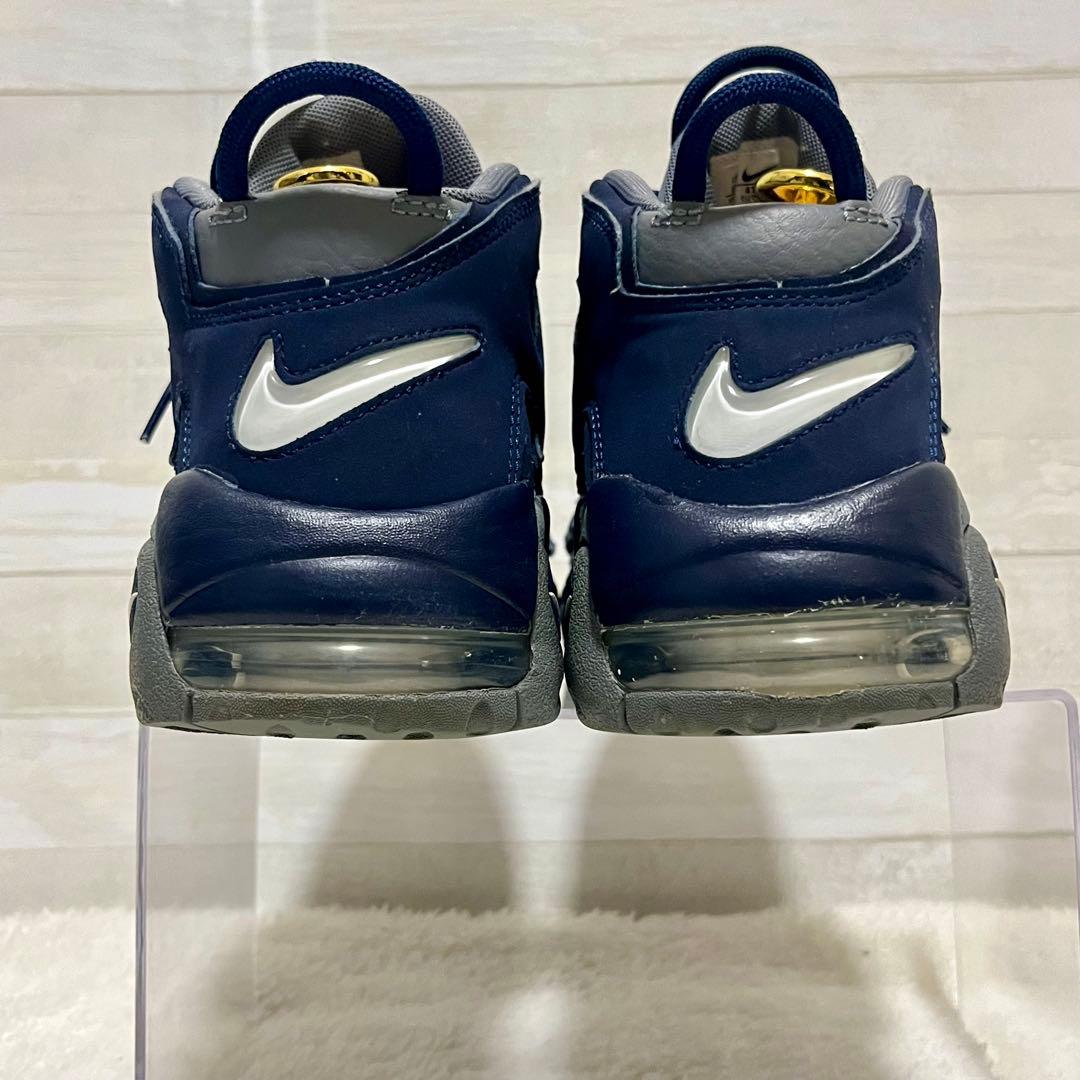 ナイキ エアモアアップテンポ クールグレー ミッドナイトネイビー 24cm