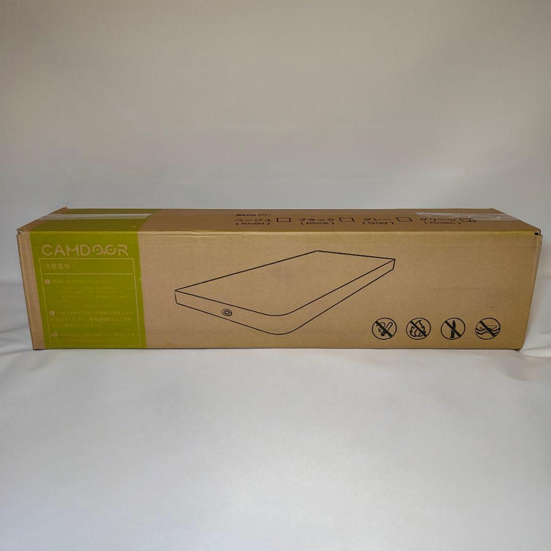 【新品】CAMDOOR インフレーターマットDXシングル 極厚10cm グリーン
